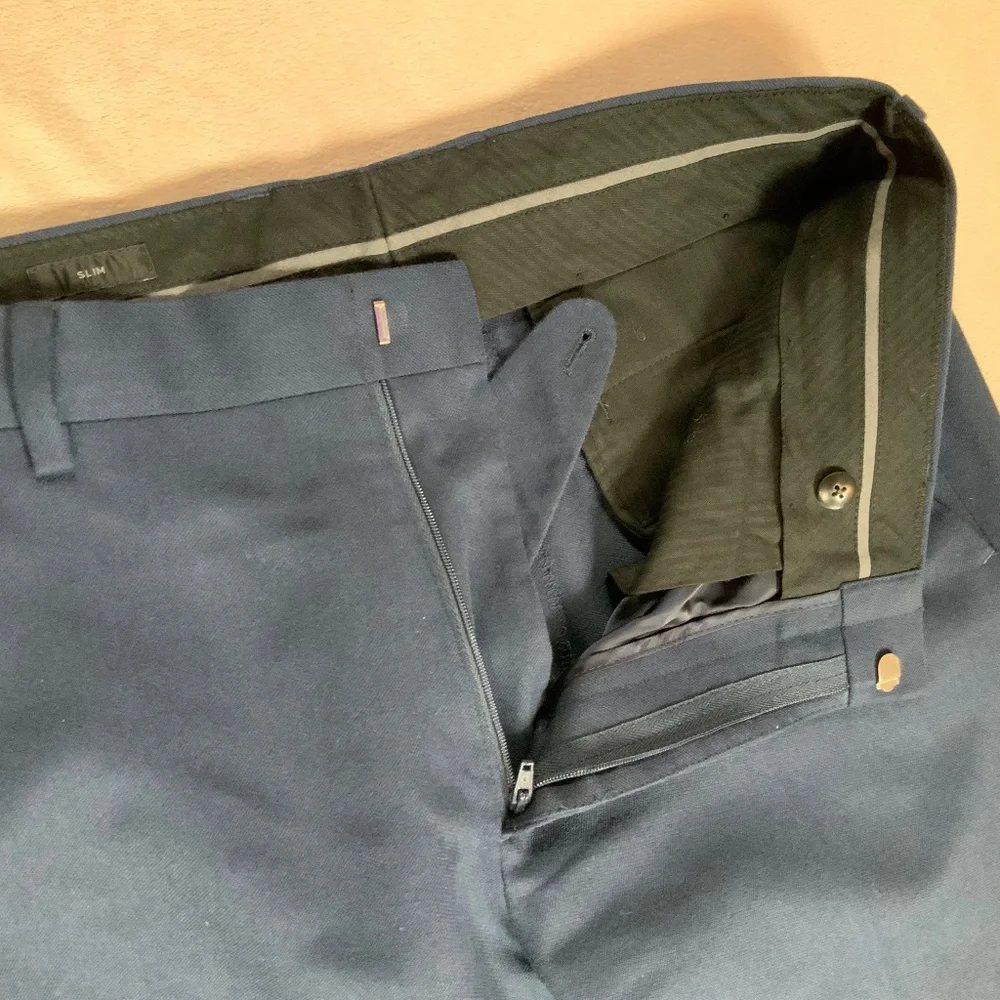 JCrew Blue Ludlow Slim 31 32 Dress Pants Quality Classic Timeless Preppy Wool